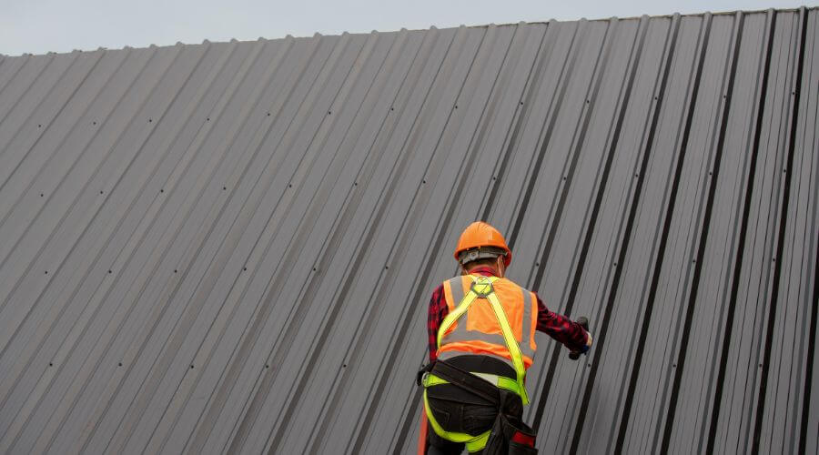 Professional metal roof installation services in Van Buren, IN